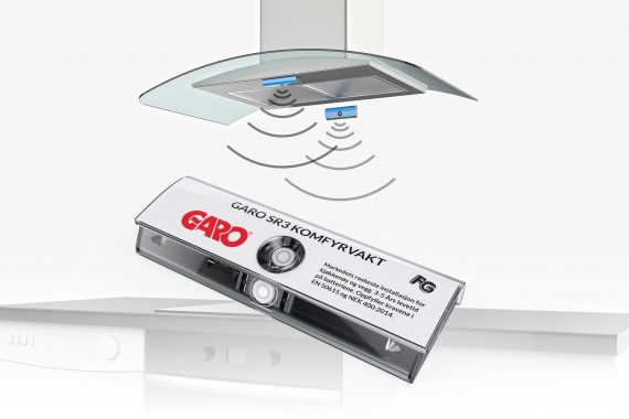 Komfyrvakt SR3 med batteri sensor – FG godkjent.-3666