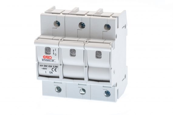 Sikringslastbryter STVD02 3P 63A (NEK399)-0