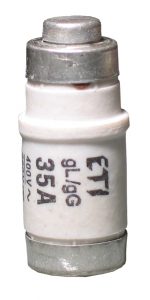 Smeltesikring D02 E18  35 Amp “sort passdel”-0