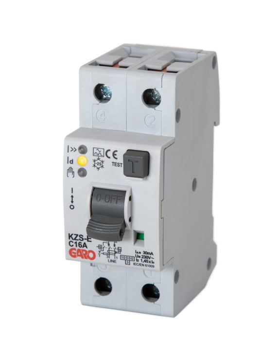 Grønn LED = Løst ut på jordfeil