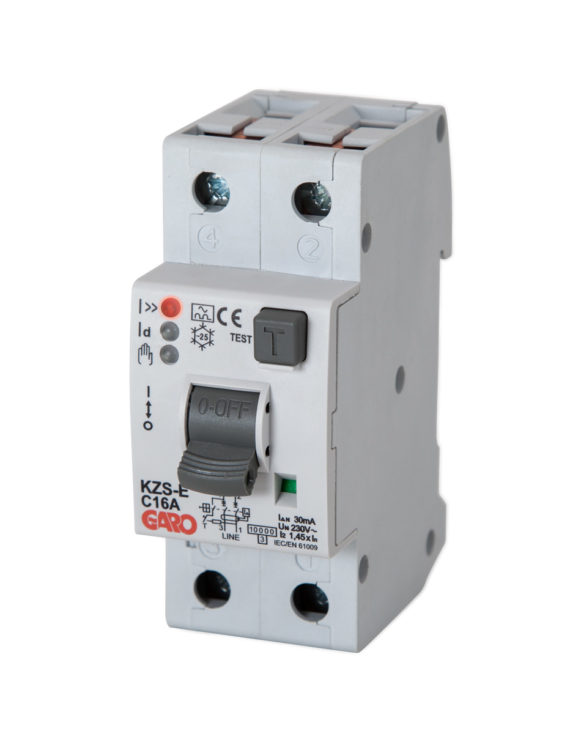 Rød LED = Løst ut på overbelastning / kortslutning.