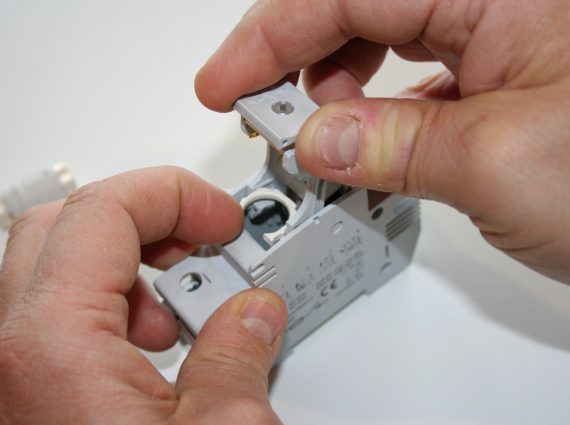 Smeltesikring D02 E18  50 Amp «hvit passdel»-3206